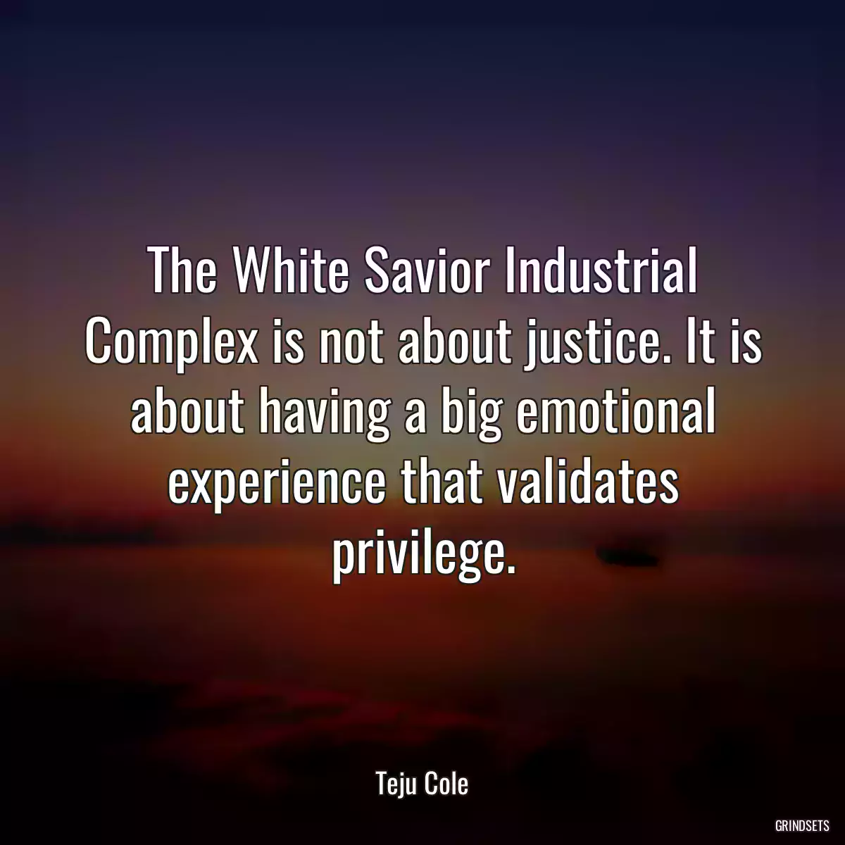 The White Savior Industrial Complex is not about justice. It is about having a big emotional experience that validates privilege.