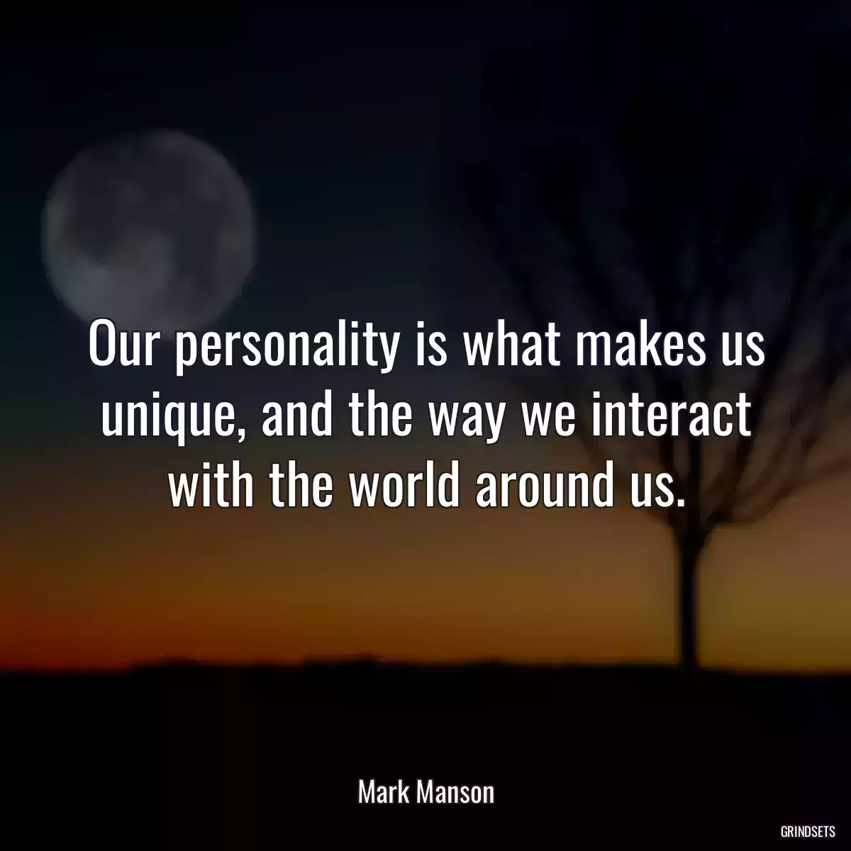 Our personality is what makes us unique, and the way we interact with the world around us.