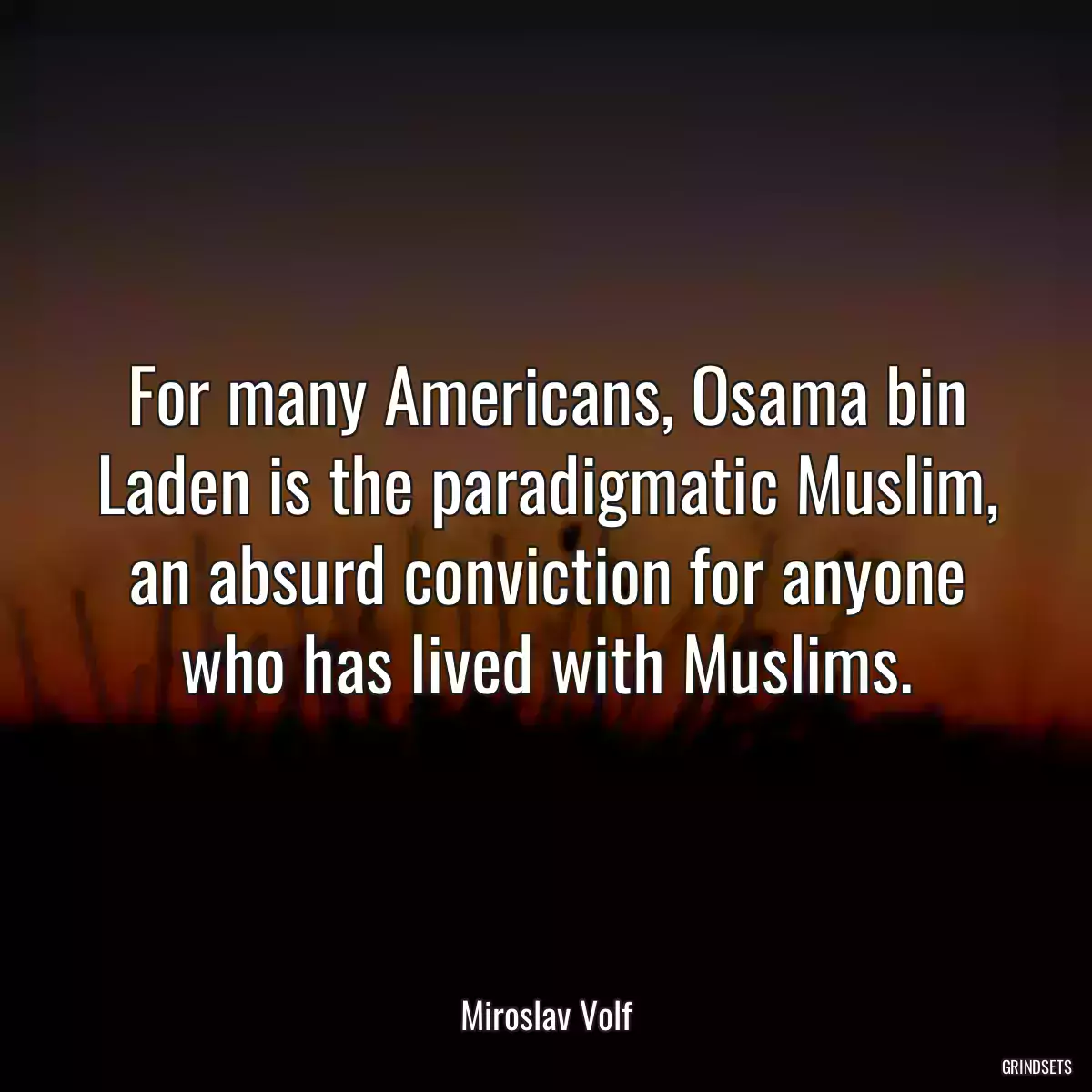 For many Americans, Osama bin Laden is the paradigmatic Muslim, an absurd conviction for anyone who has lived with Muslims.