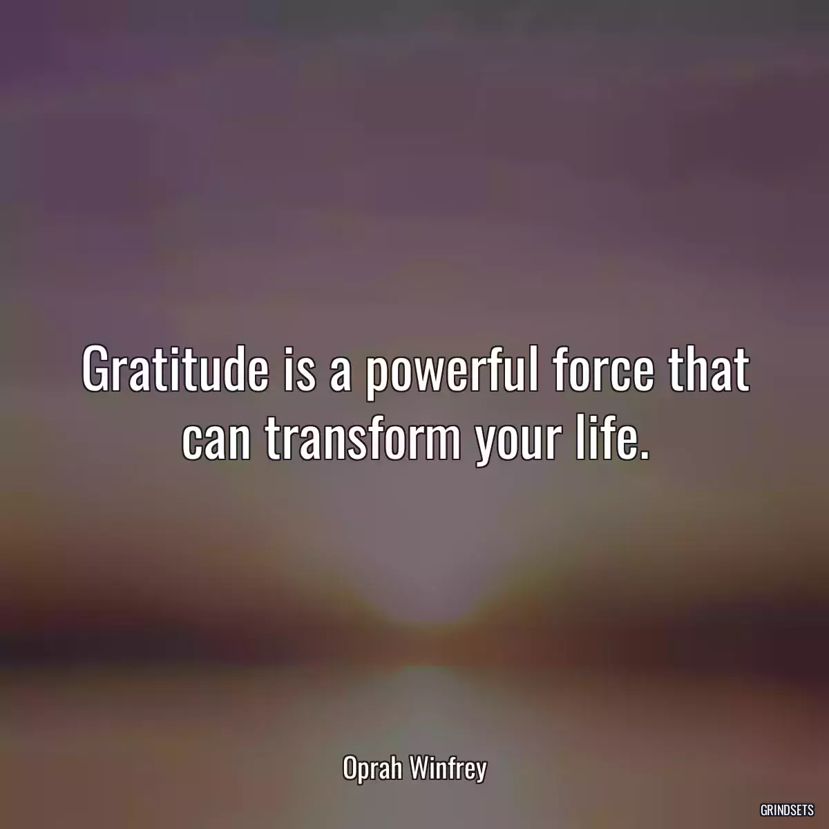 Gratitude is a powerful force that can transform your life.