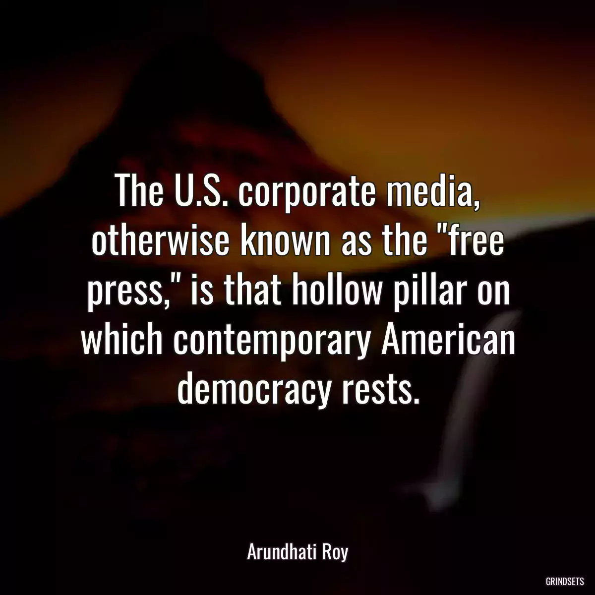 The U.S. corporate media, otherwise known as the \