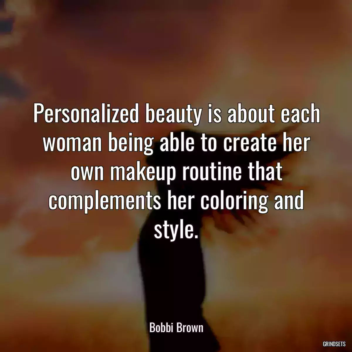 Personalized beauty is about each woman being able to create her own makeup routine that complements her coloring and style.