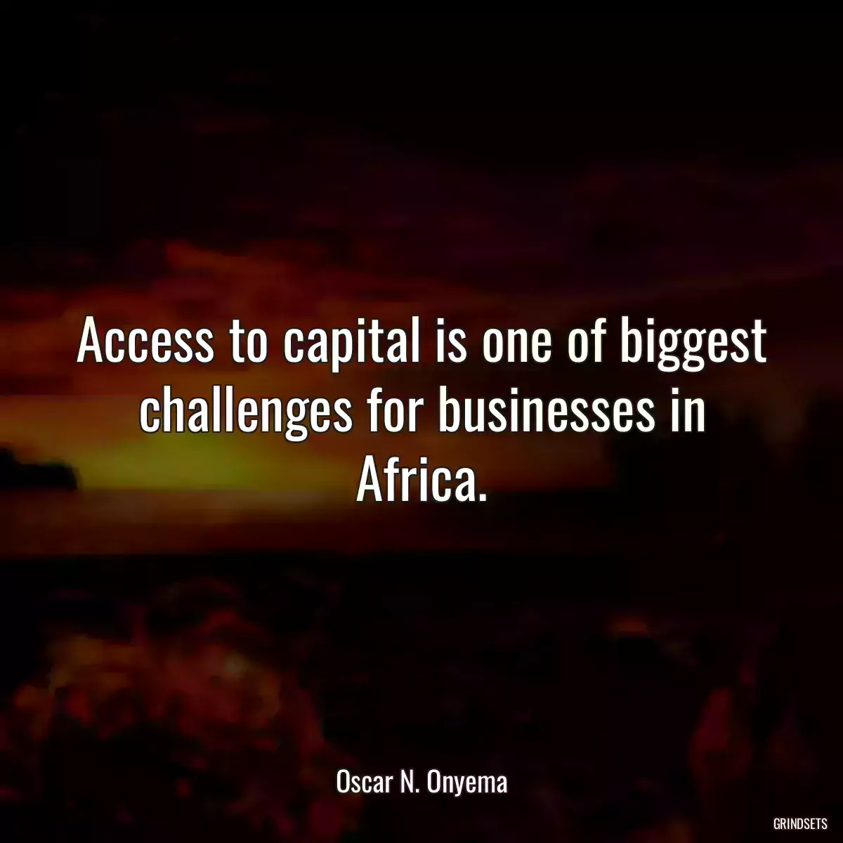 Access to capital is one of biggest challenges for businesses in Africa.