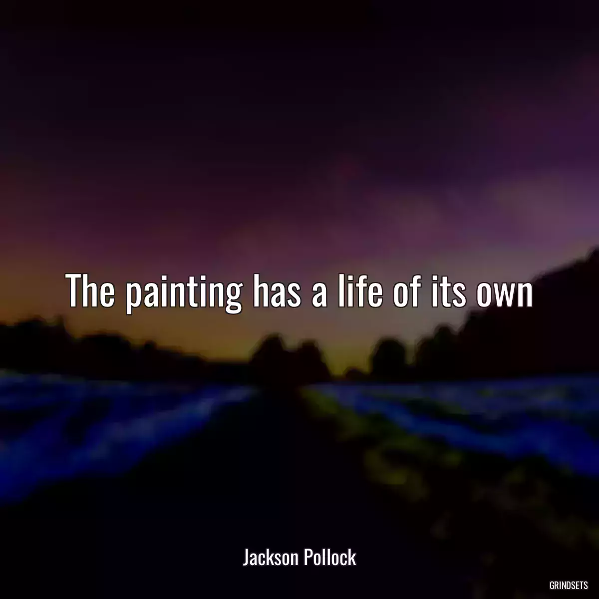 The painting has a life of its own