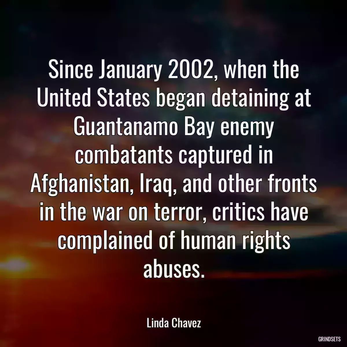 Since January 2002, when the United States began detaining at Guantanamo Bay enemy combatants captured in Afghanistan, Iraq, and other fronts in the war on terror, critics have complained of human rights abuses.