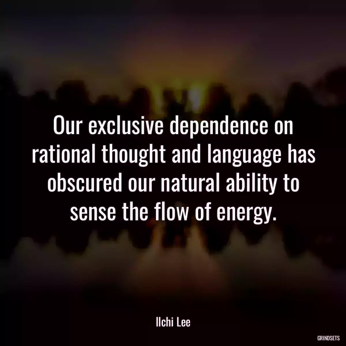 Our exclusive dependence on rational thought and language has obscured our natural ability to sense the flow of energy.