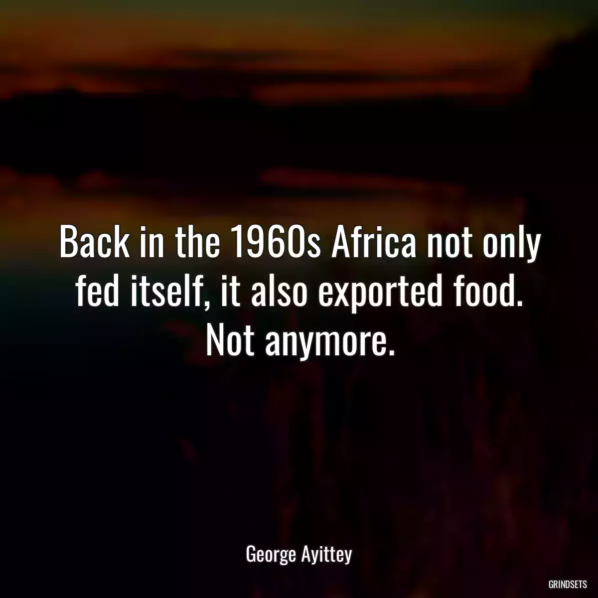 Back in the 1960s Africa not only fed itself, it also exported food. Not anymore.