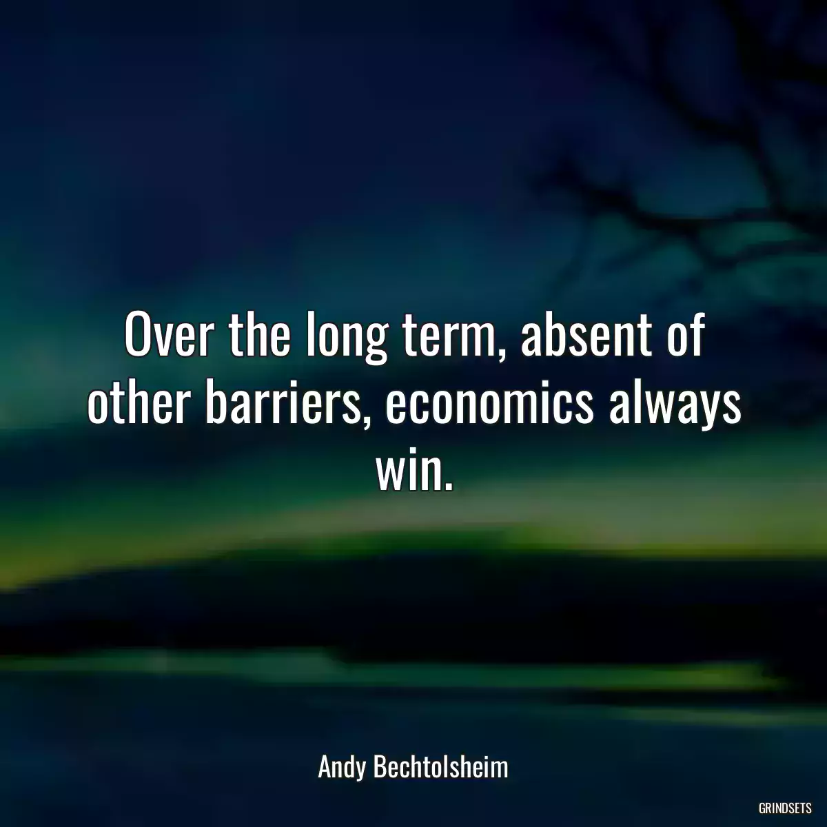 Over the long term, absent of other barriers, economics always win.