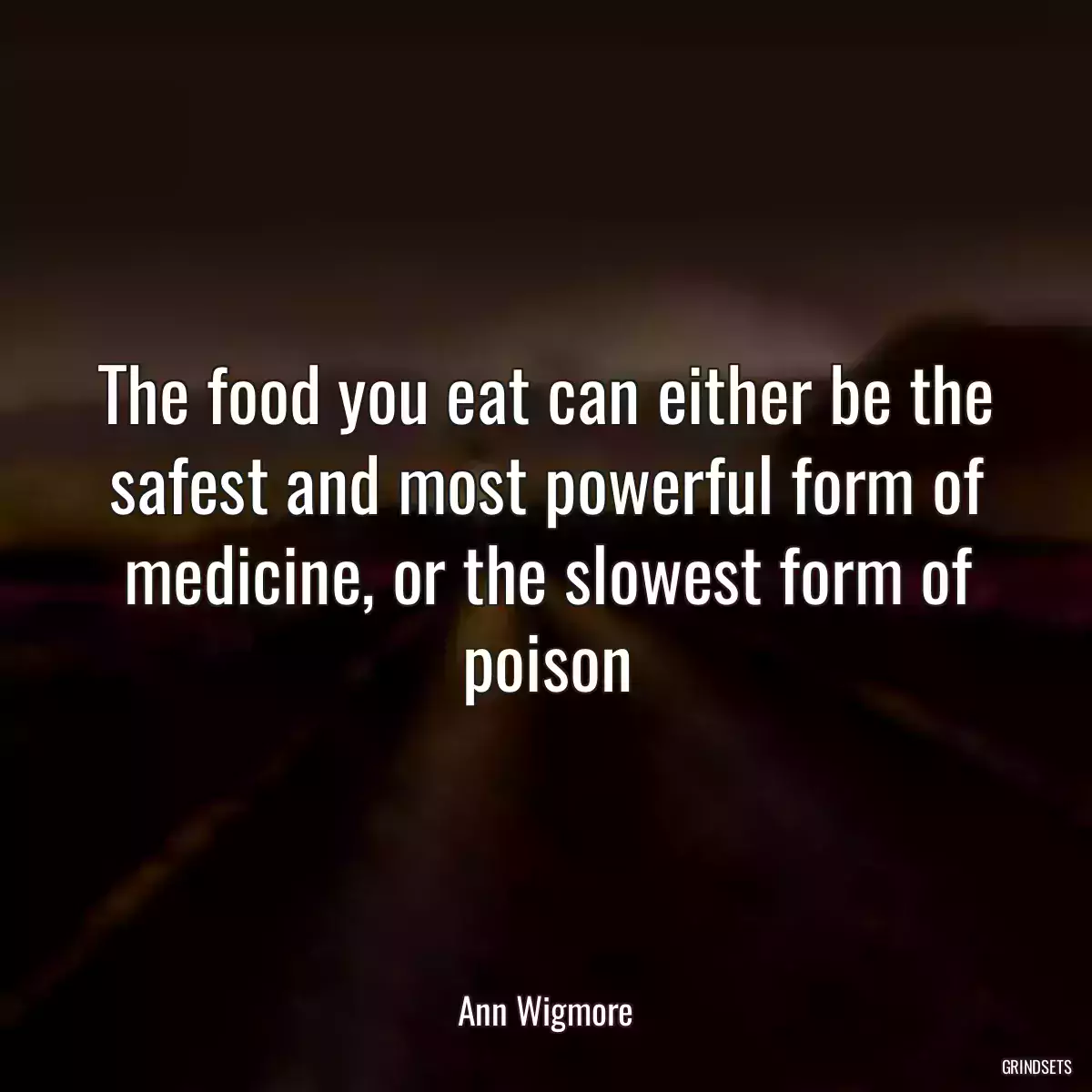 The food you eat can either be the safest and most powerful form of medicine, or the slowest form of poison