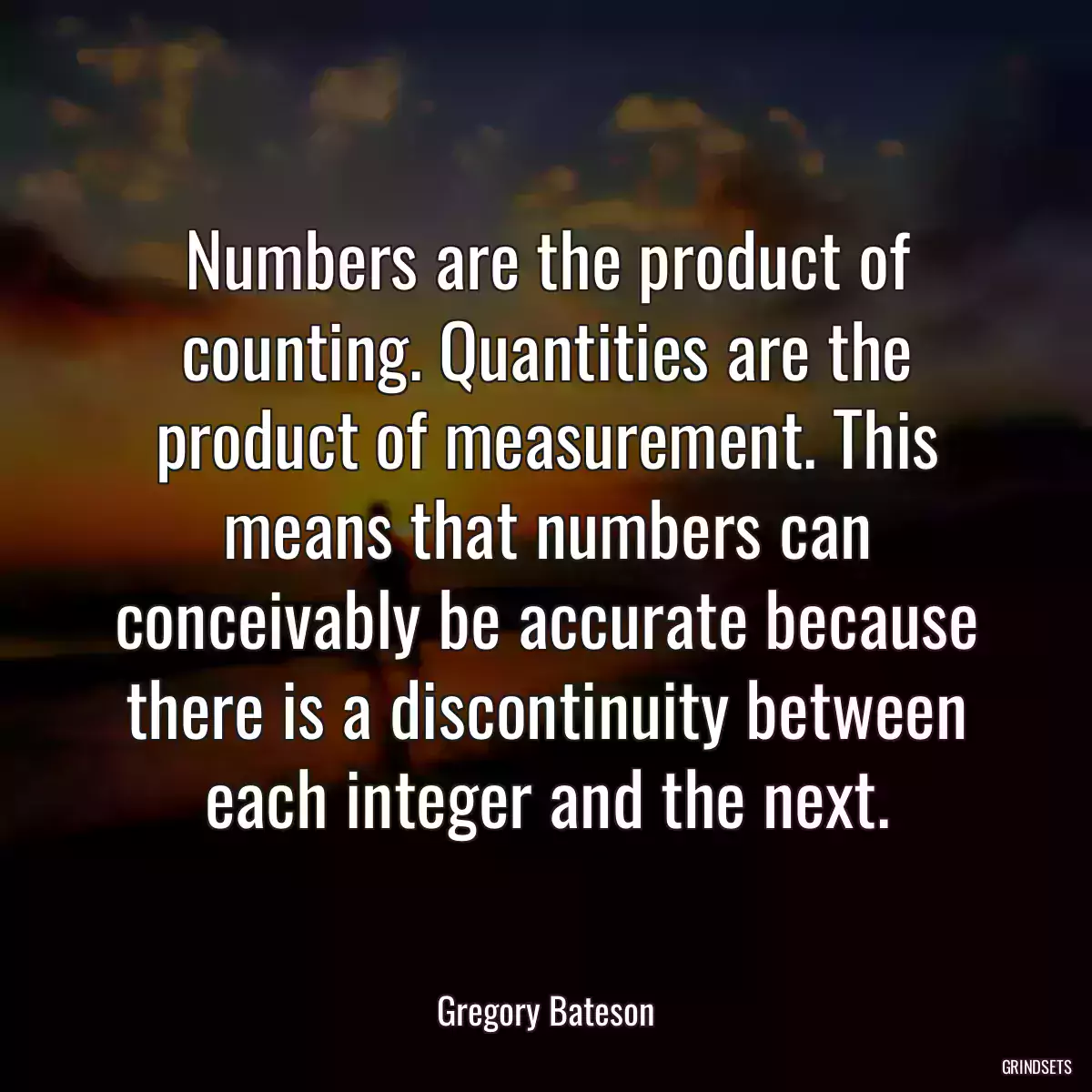 Numbers are the product of counting. Quantities are the product of measurement. This means that numbers can conceivably be accurate because there is a discontinuity between each integer and the next.