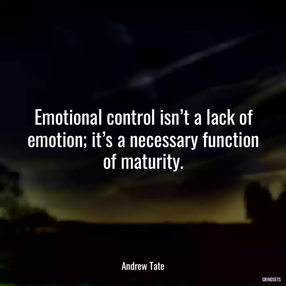 Emotional control isn’t a lack of emotion; it’s a necessary function of maturity.