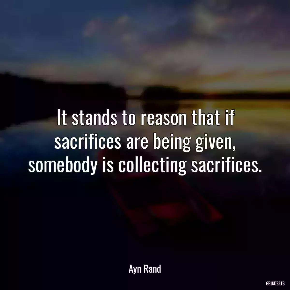 It stands to reason that if sacrifices are being given, somebody is collecting sacrifices.