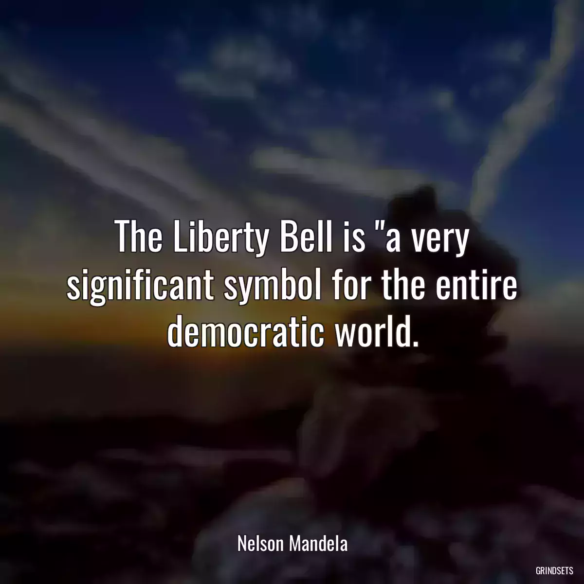 The Liberty Bell is \