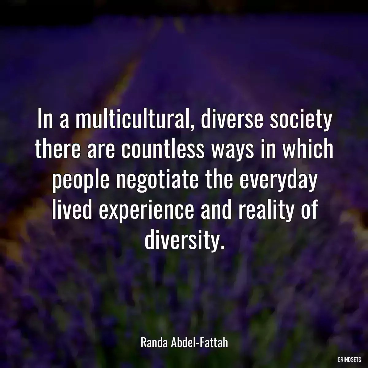 In a multicultural, diverse society there are countless ways in which people negotiate the everyday lived experience and reality of diversity.