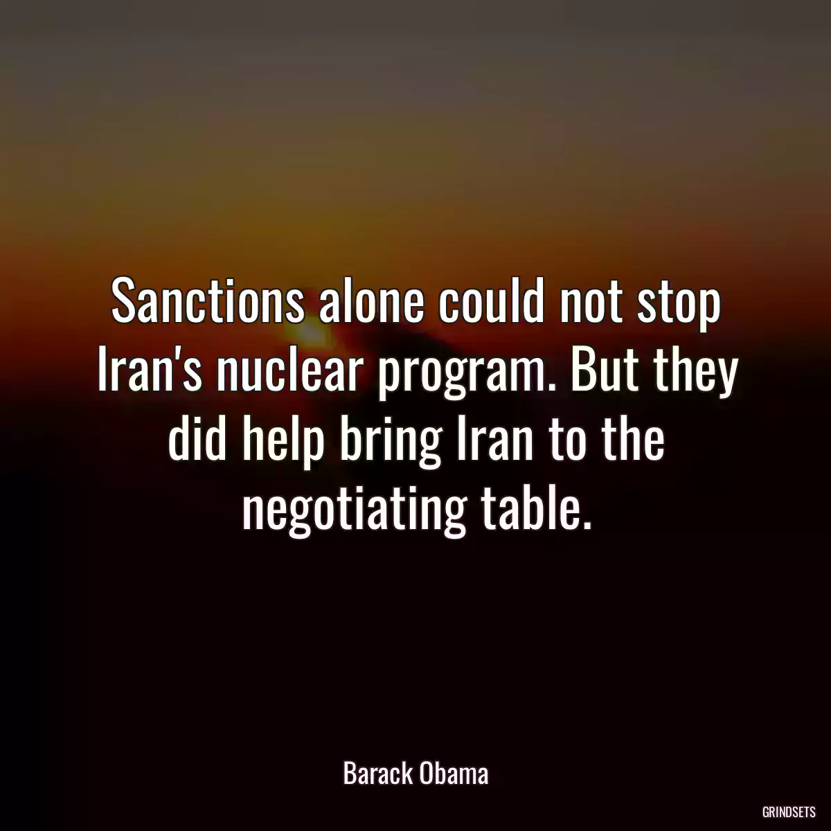 Sanctions alone could not stop Iran\'s nuclear program. But they did help bring Iran to the negotiating table.