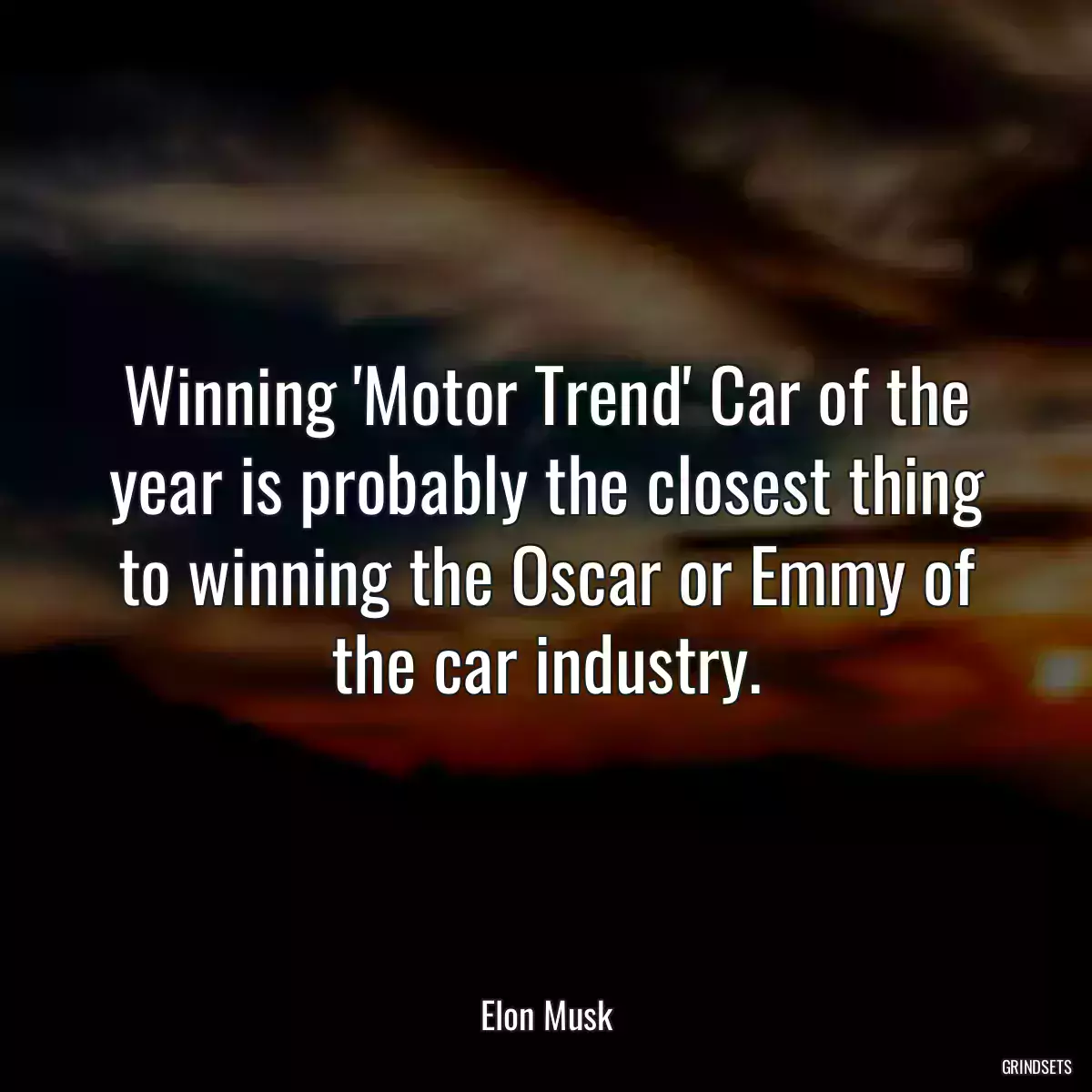 Winning \'Motor Trend\' Car of the year is probably the closest thing to winning the Oscar or Emmy of the car industry.