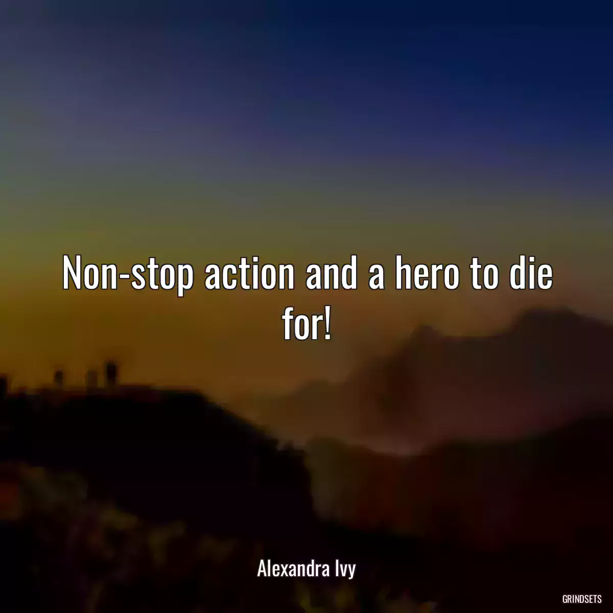 Non-stop action and a hero to die for!