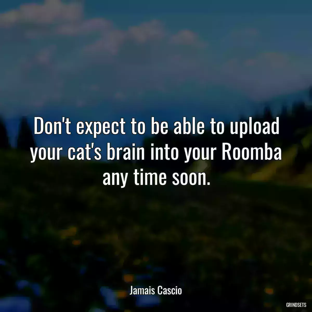 Don\'t expect to be able to upload your cat\'s brain into your Roomba any time soon.