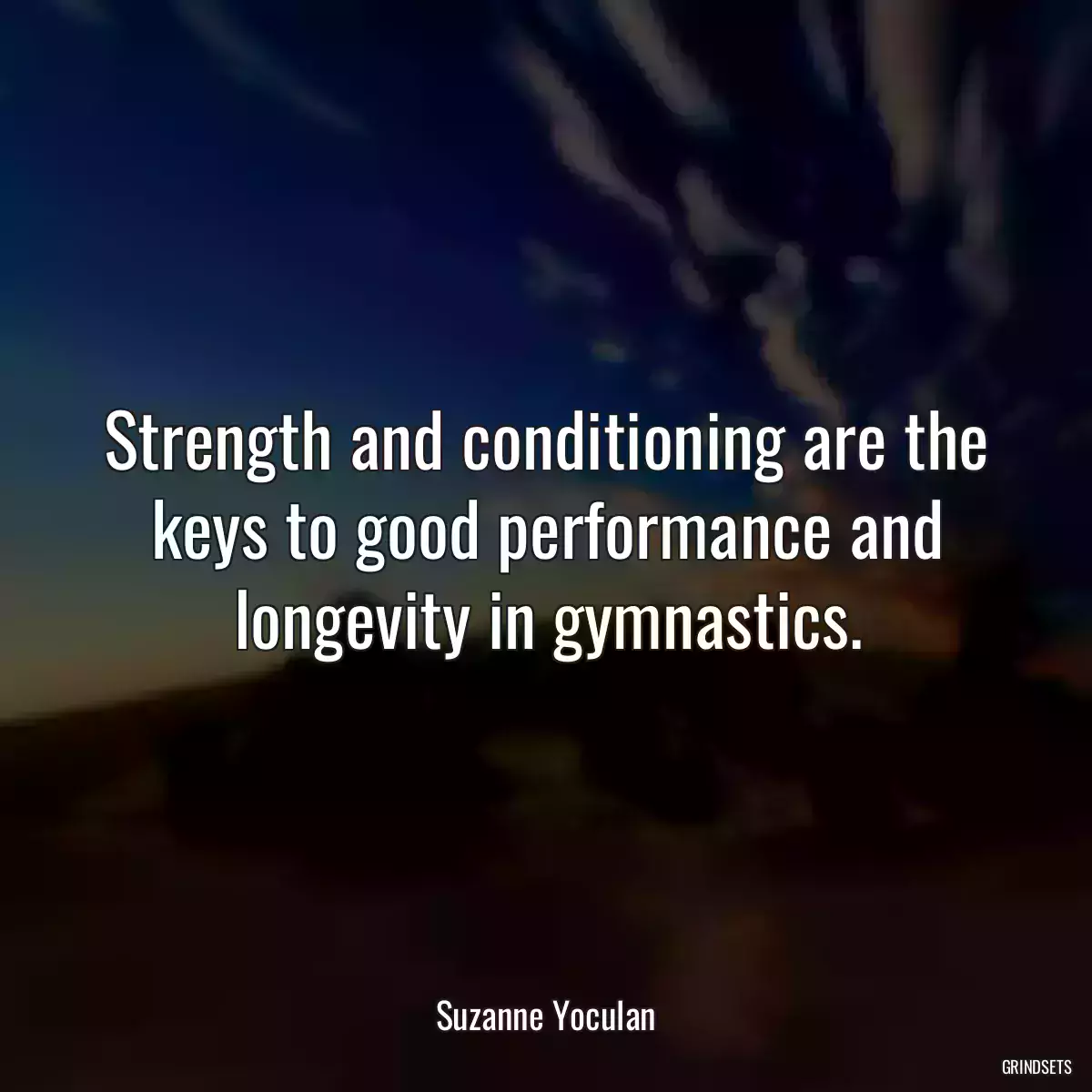 Strength and conditioning are the keys to good performance and longevity in gymnastics.