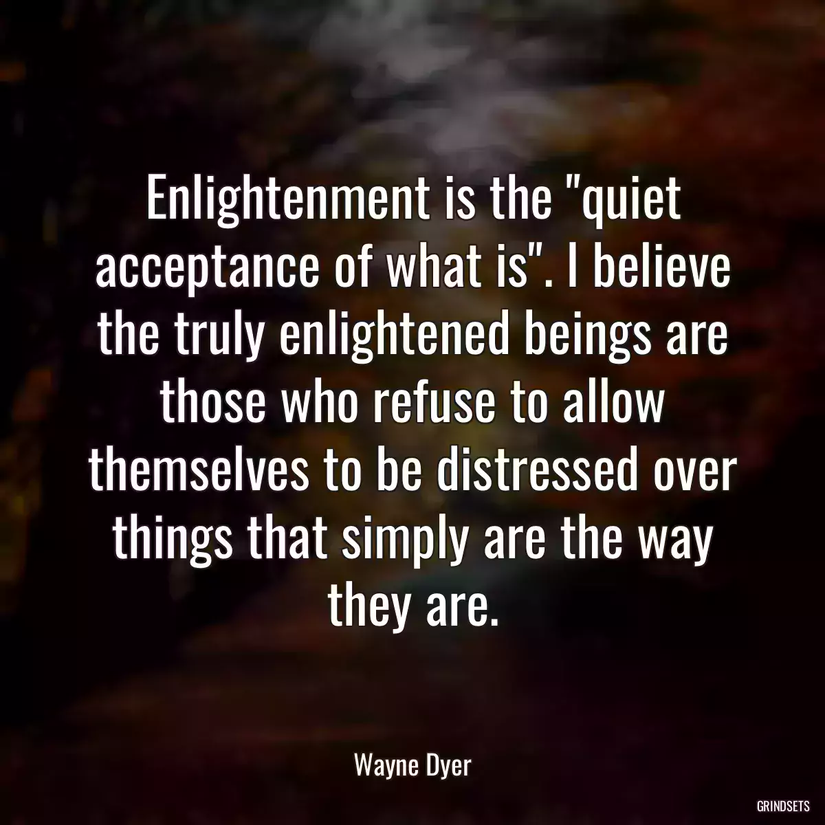 Enlightenment is the \