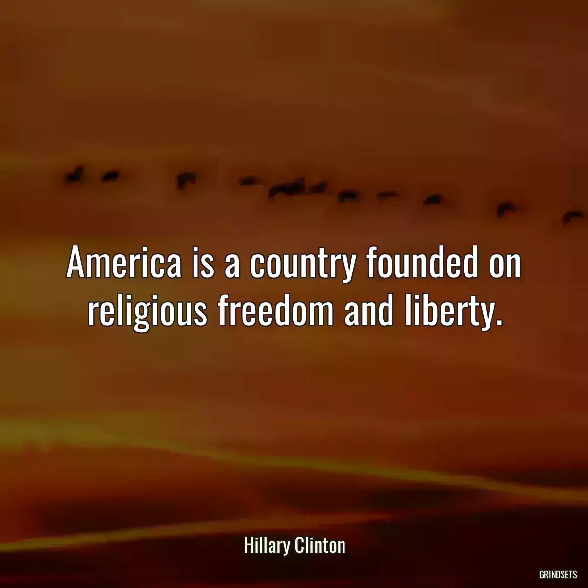 America is a country founded on religious freedom and liberty.