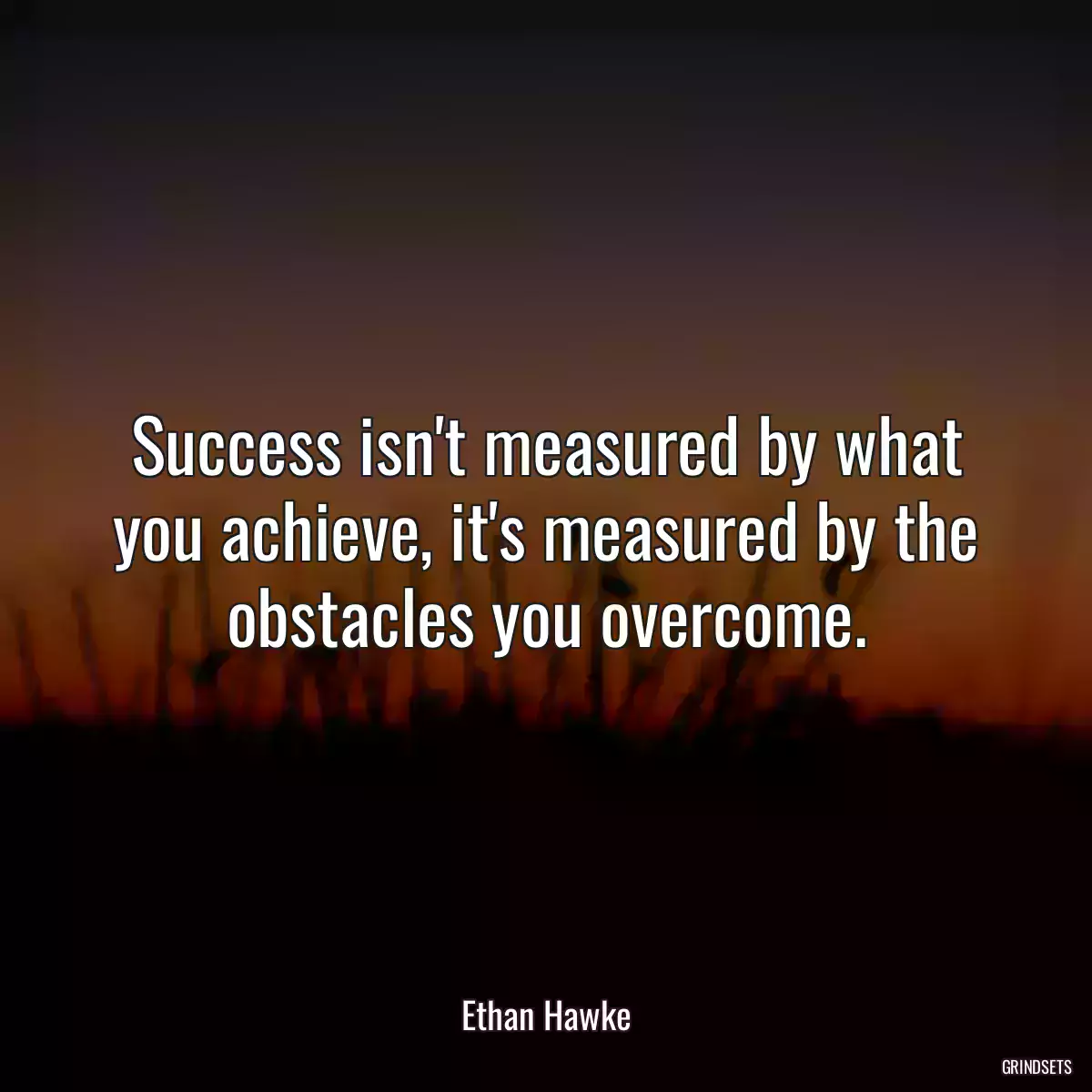 Success isn\'t measured by what you achieve, it\'s measured by the obstacles you overcome.