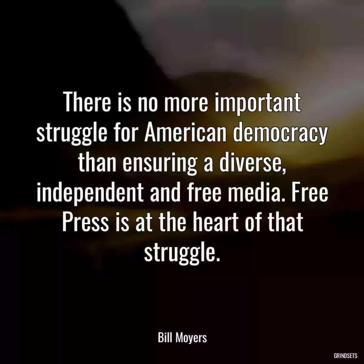 There is no more important struggle for American democracy than ensuring a diverse, independent and free media. Free Press is at the heart of that struggle.