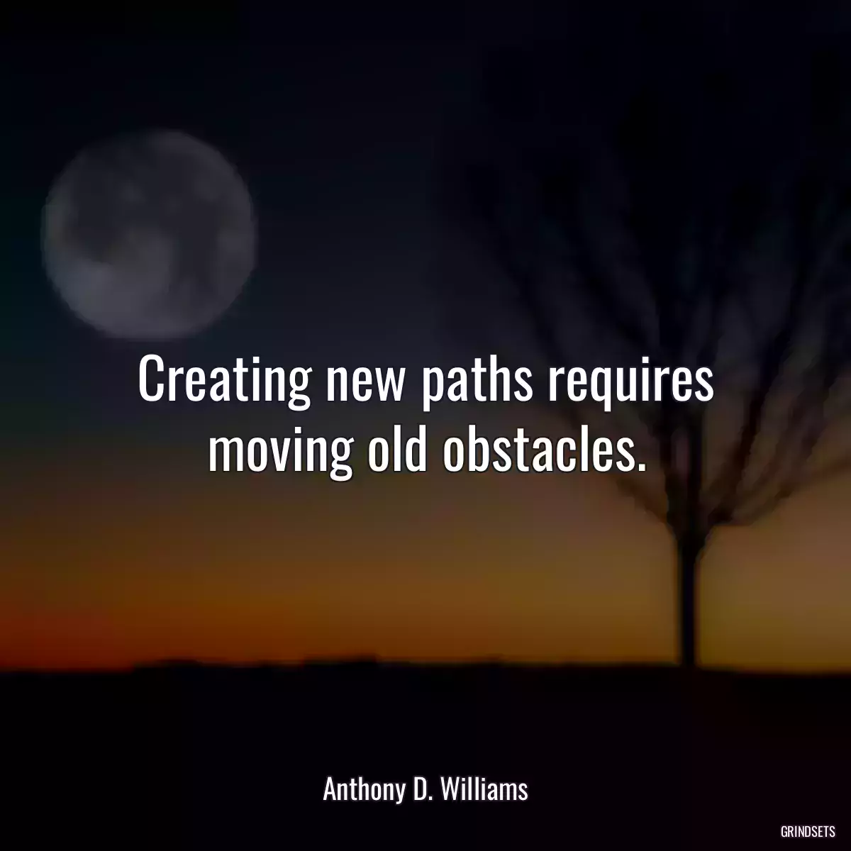 Creating new paths requires moving old obstacles.