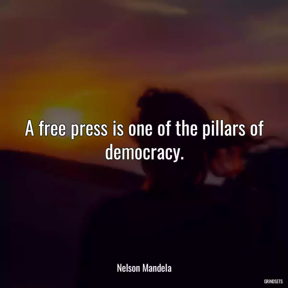 A free press is one of the pillars of democracy.