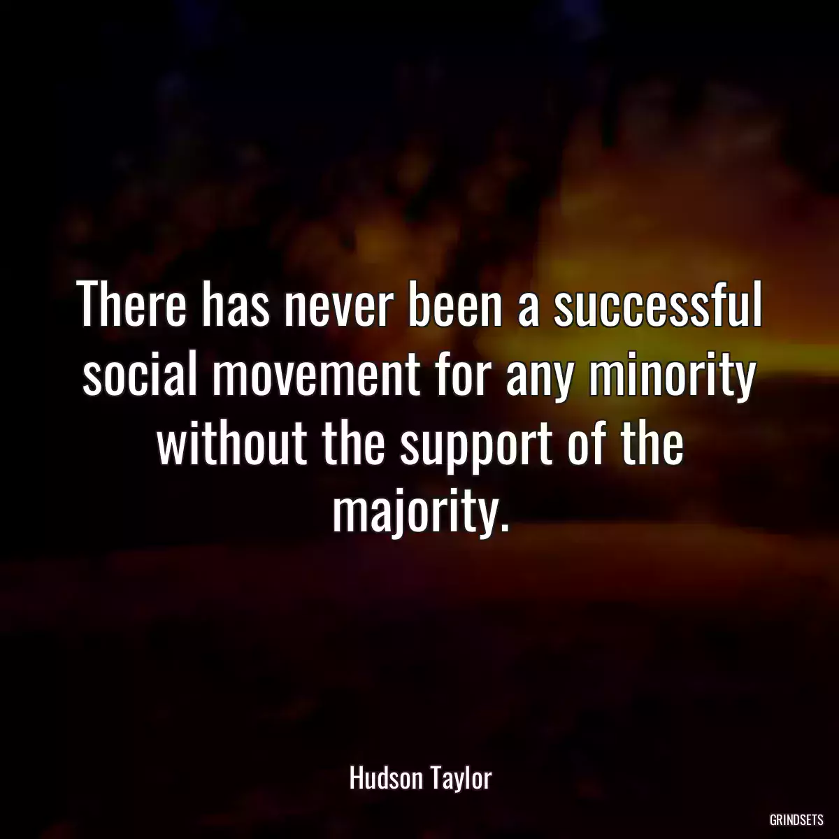 There has never been a successful social movement for any minority without the support of the majority.