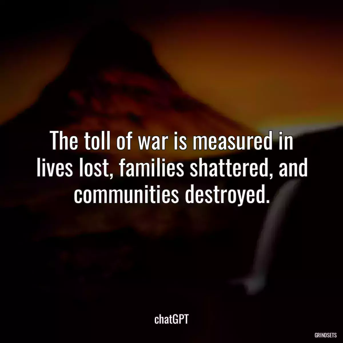 The toll of war is measured in lives lost, families shattered, and communities destroyed.