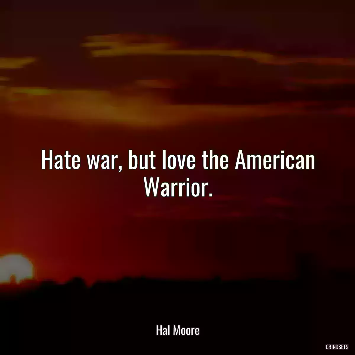 Hate war, but love the American Warrior.