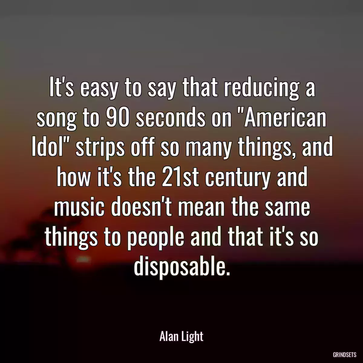 It\'s easy to say that reducing a song to 90 seconds on \