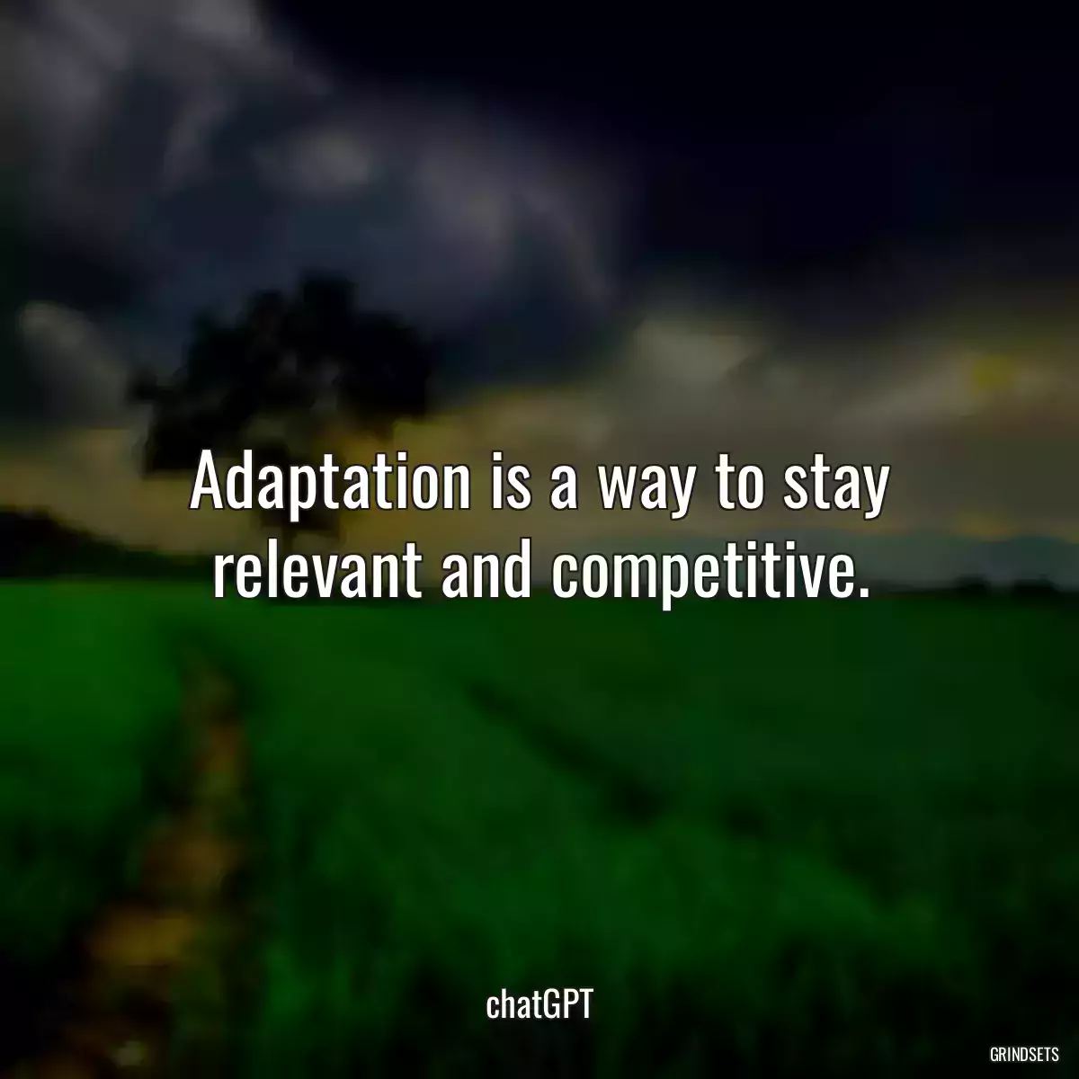 Adaptation is a way to stay relevant and competitive.