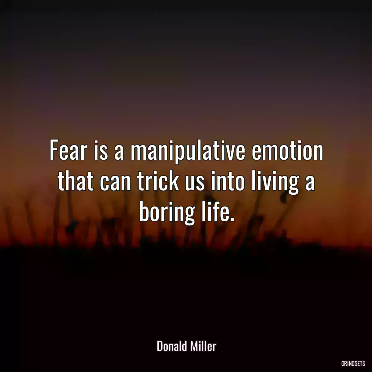 Fear is a manipulative emotion that can trick us into living a boring life.