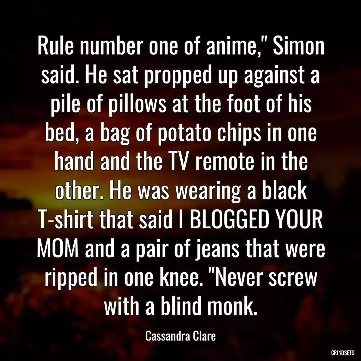 Rule number one of anime,\