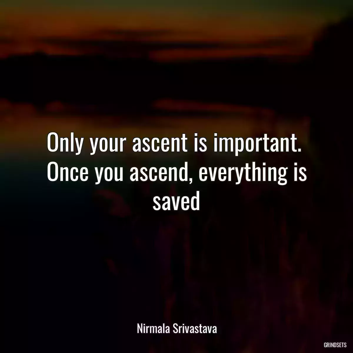 Only your ascent is important.  Once you ascend, everything is saved