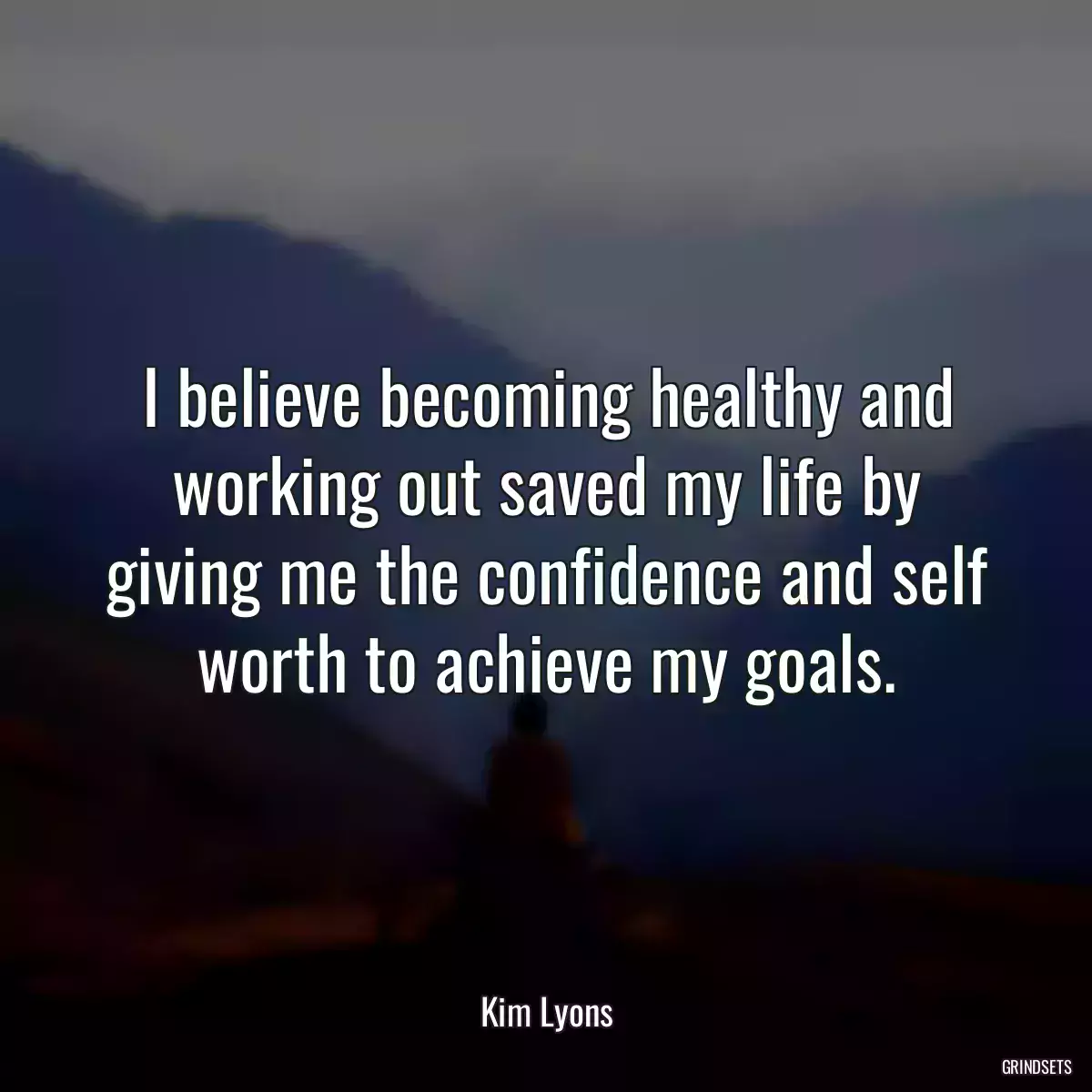 I believe becoming healthy and working out saved my life by giving me the confidence and self worth to achieve my goals.