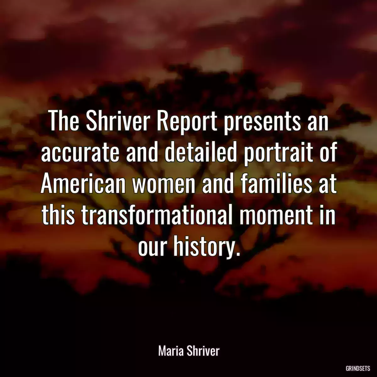 The Shriver Report presents an accurate and detailed portrait of American women and families at this transformational moment in our history.