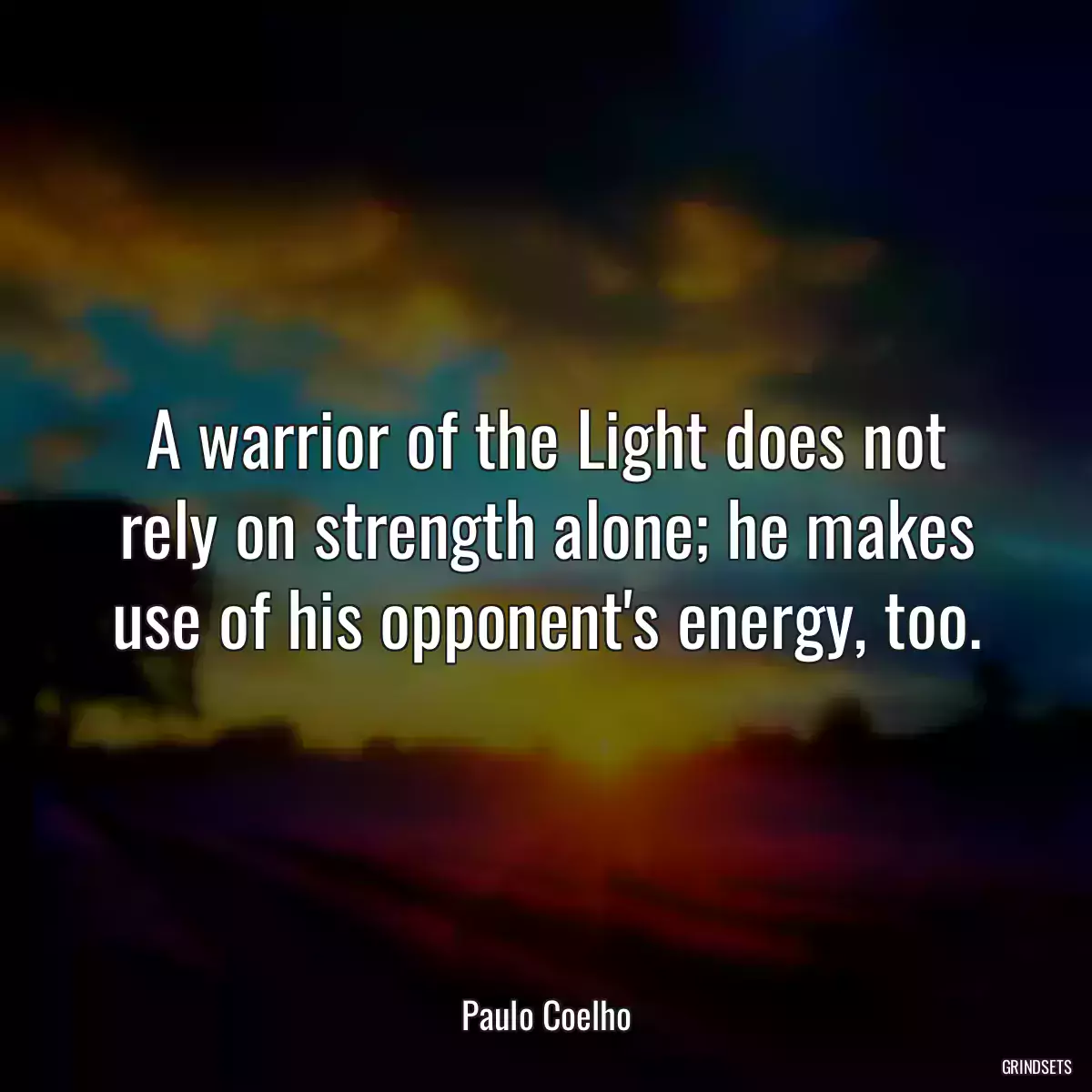 A warrior of the Light does not rely on strength alone; he makes use of his opponent\'s energy, too.