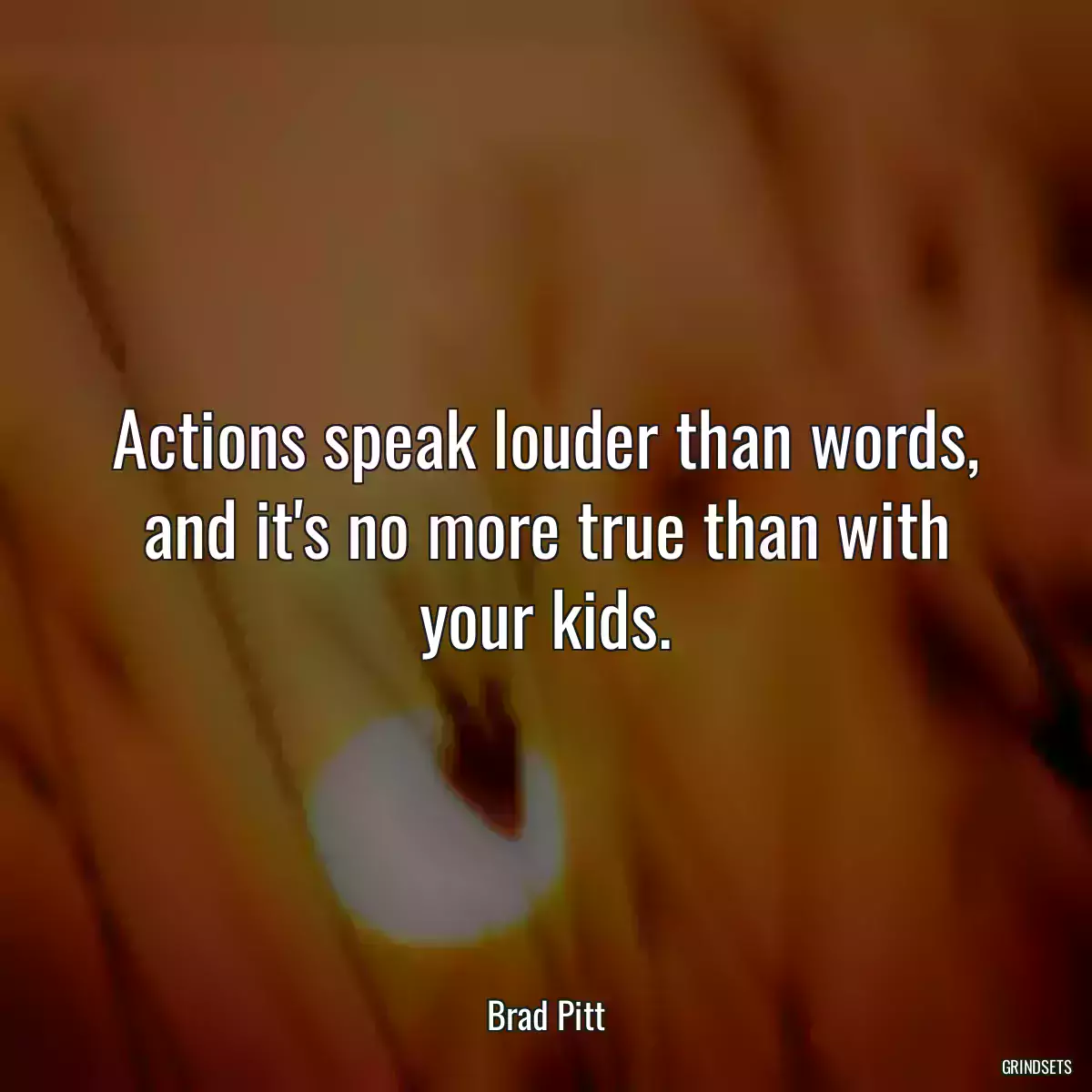 Actions speak louder than words, and it\'s no more true than with your kids.