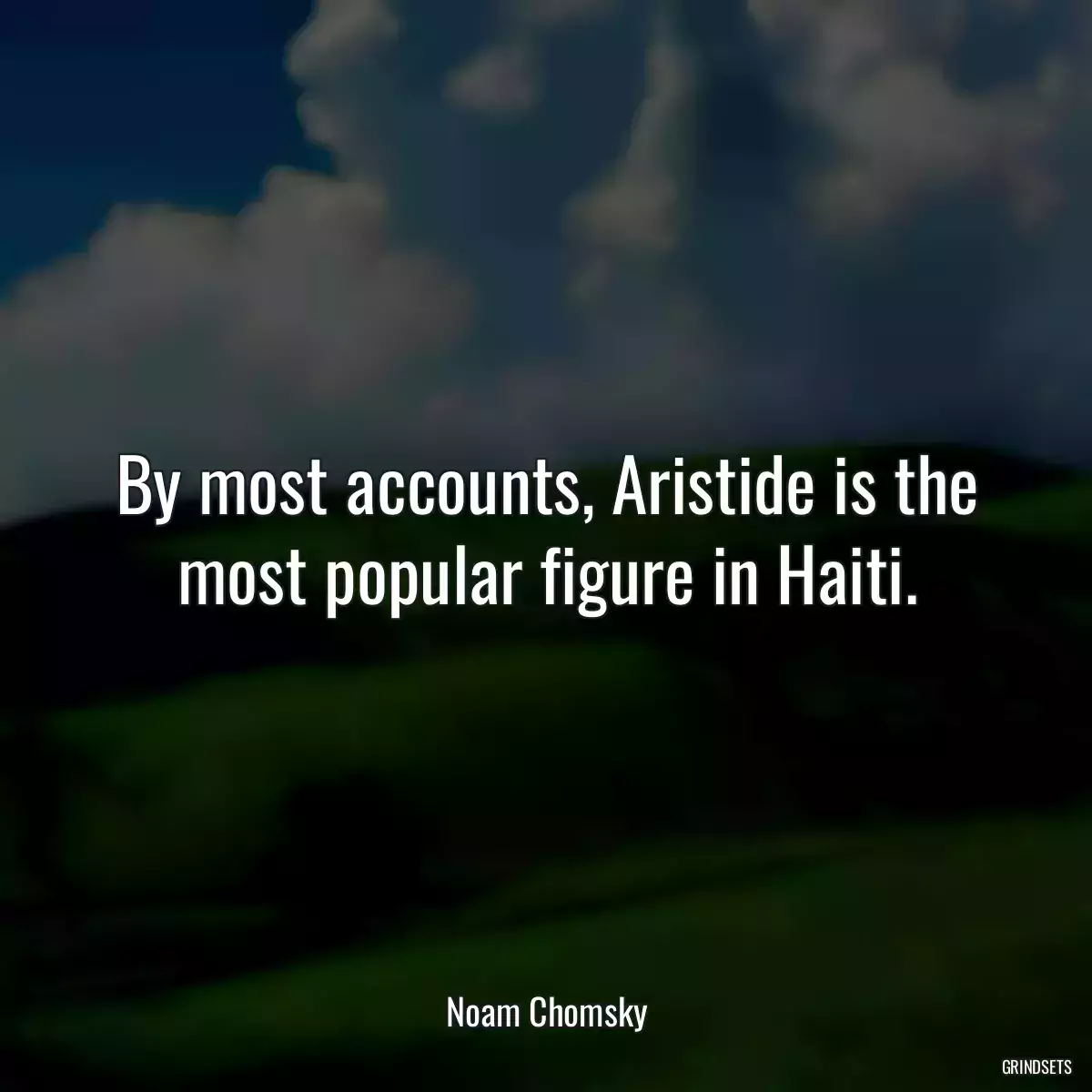 By most accounts, Aristide is the most popular figure in Haiti.