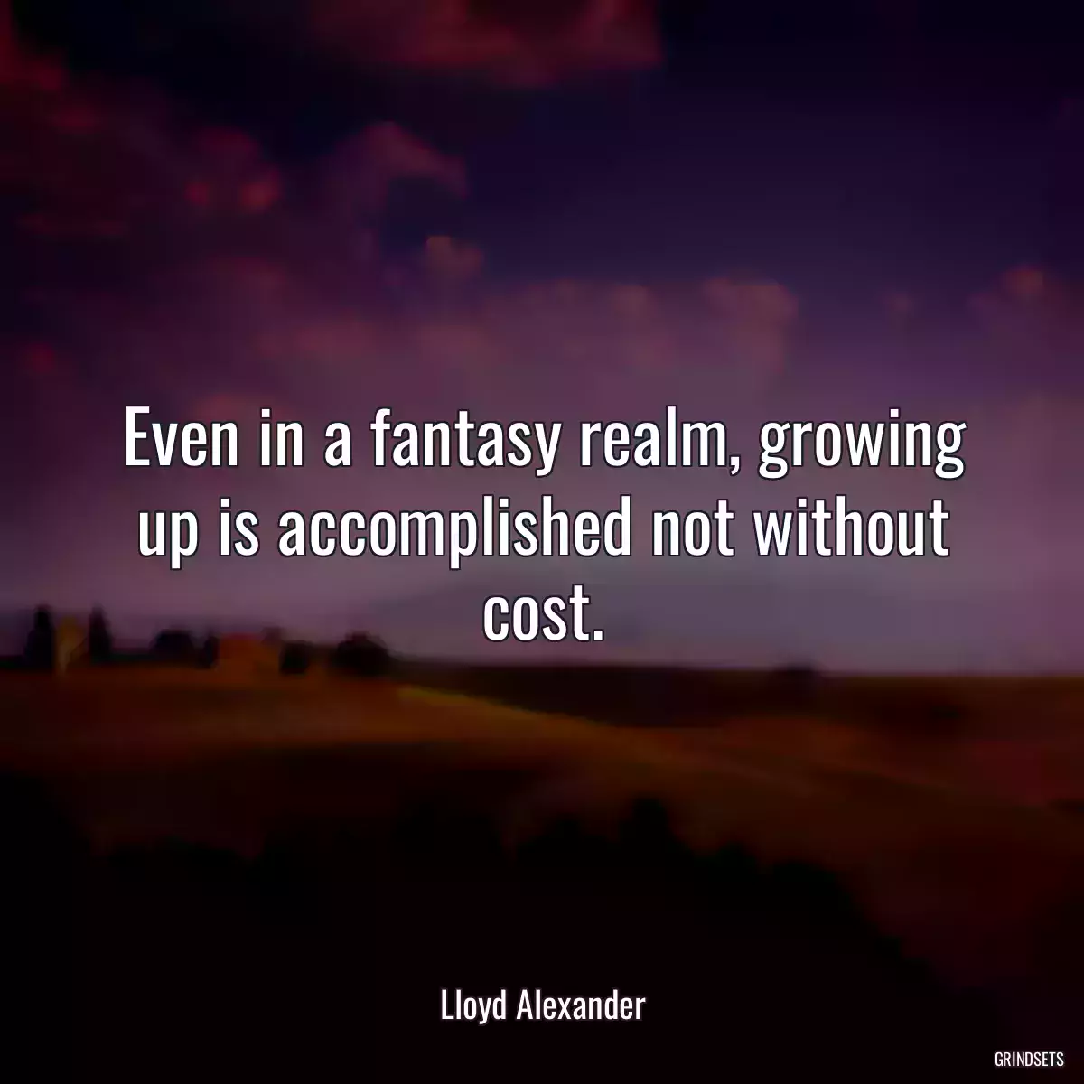 Even in a fantasy realm, growing up is accomplished not without cost.