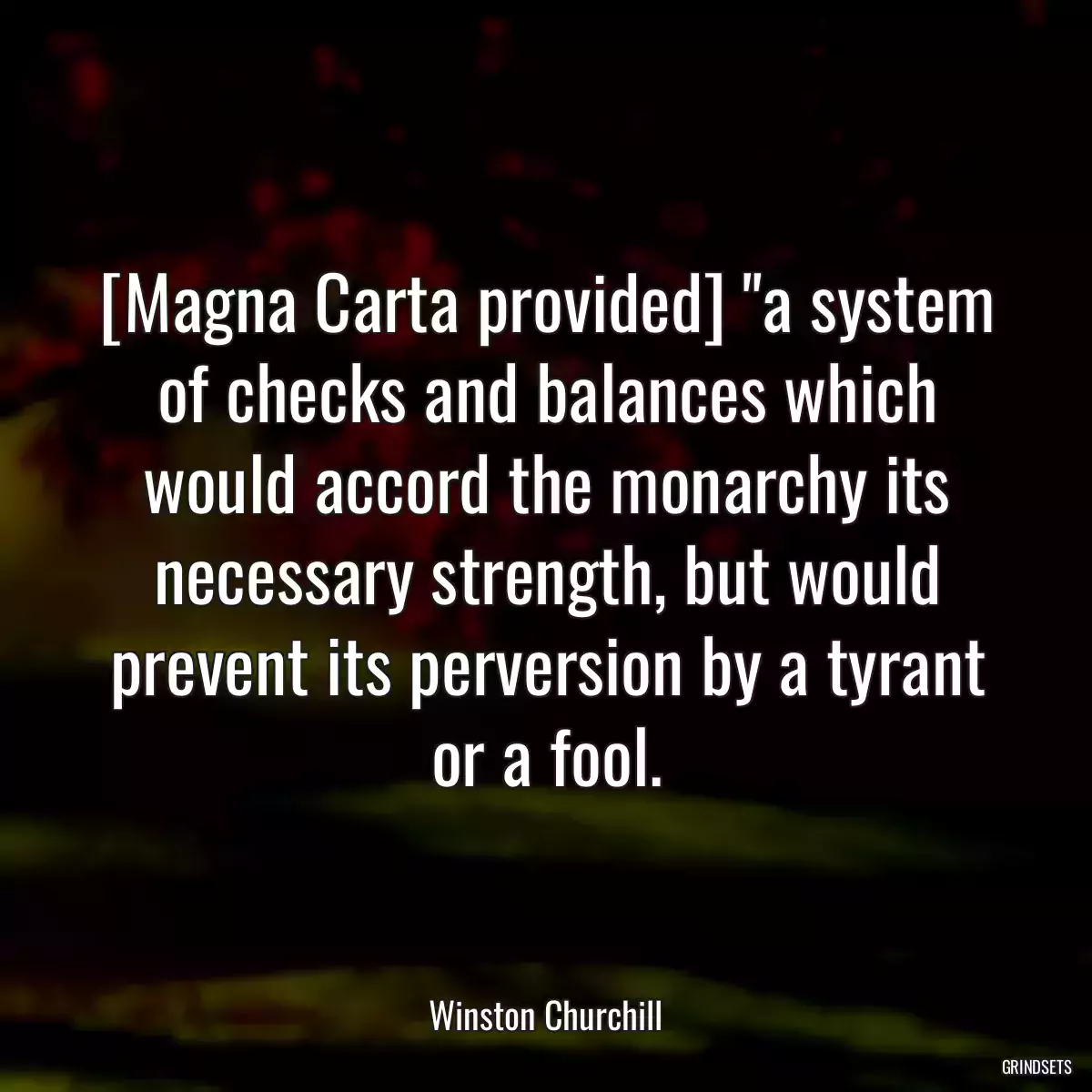 [Magna Carta provided] \