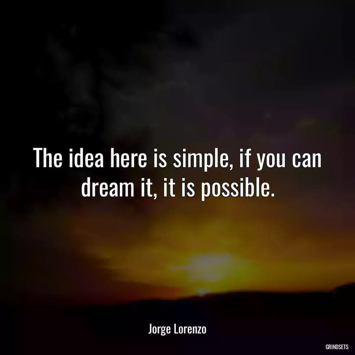 The idea here is simple, if you can dream it, it is possible.