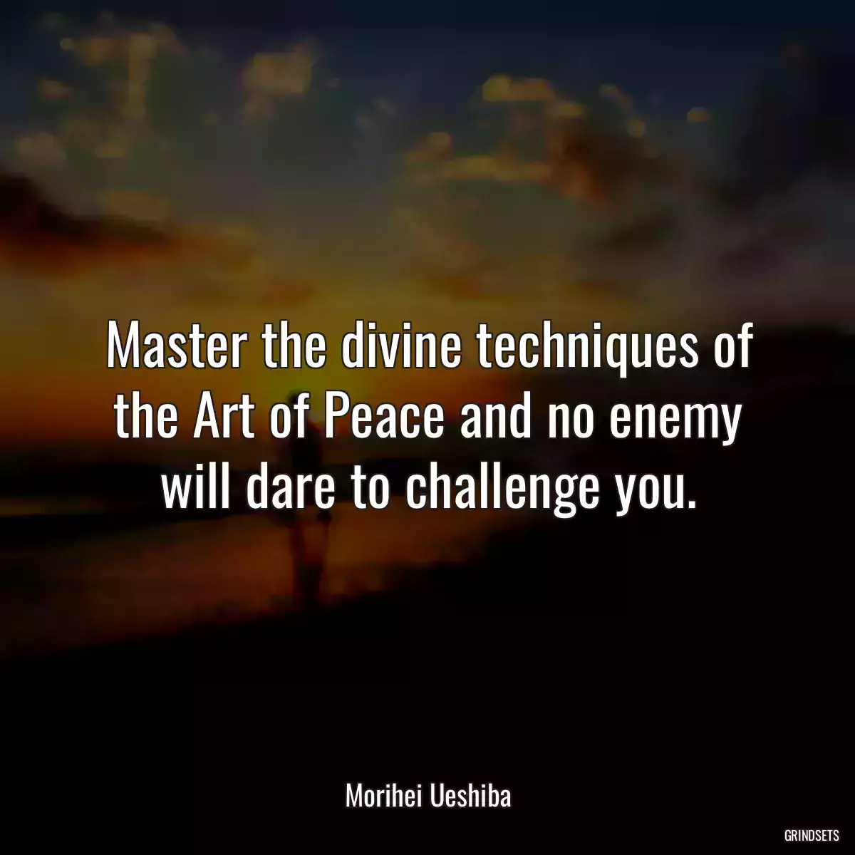 Master the divine techniques of the Art of Peace and no enemy will dare to challenge you.