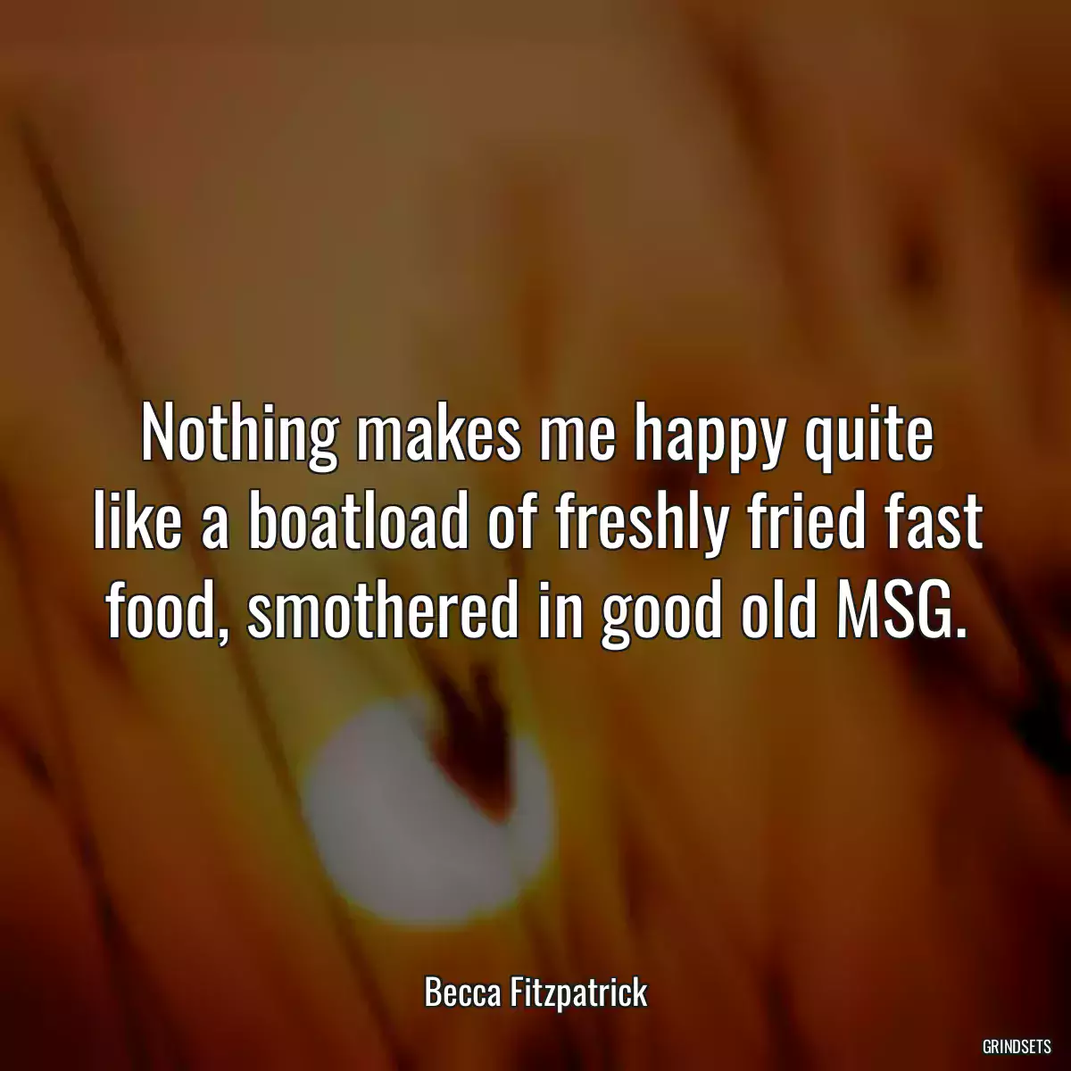 Nothing makes me happy quite like a boatload of freshly fried fast food, smothered in good old MSG.