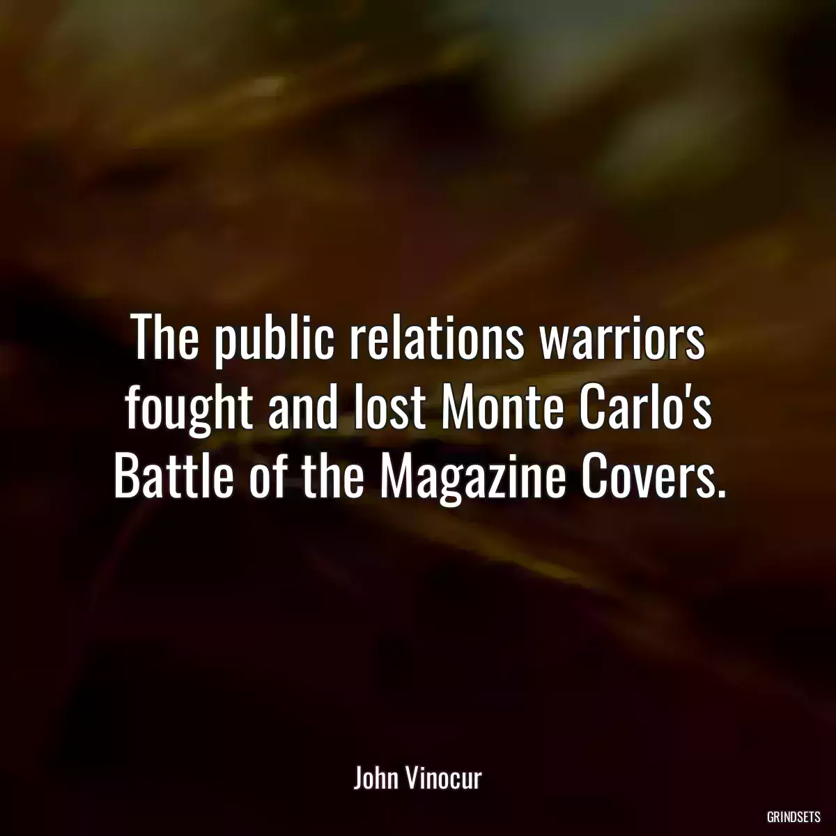 The public relations warriors fought and lost Monte Carlo\'s Battle of the Magazine Covers.