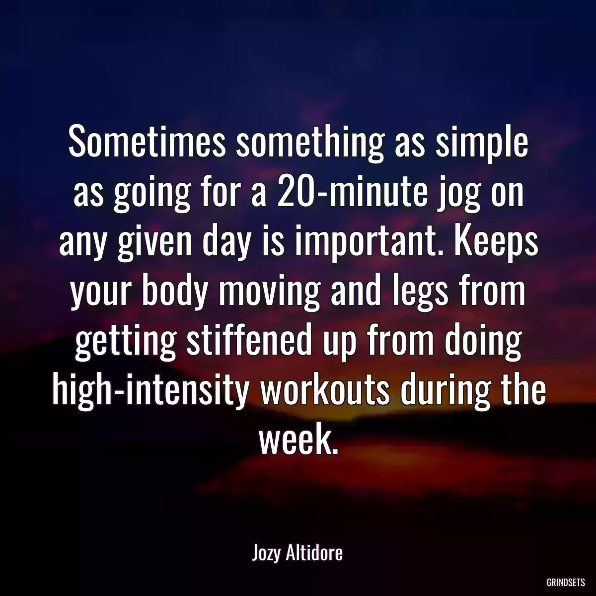 Sometimes something as simple as going for a 20-minute jog on any given day is important. Keeps your body moving and legs from getting stiffened up from doing high-intensity workouts during the week.