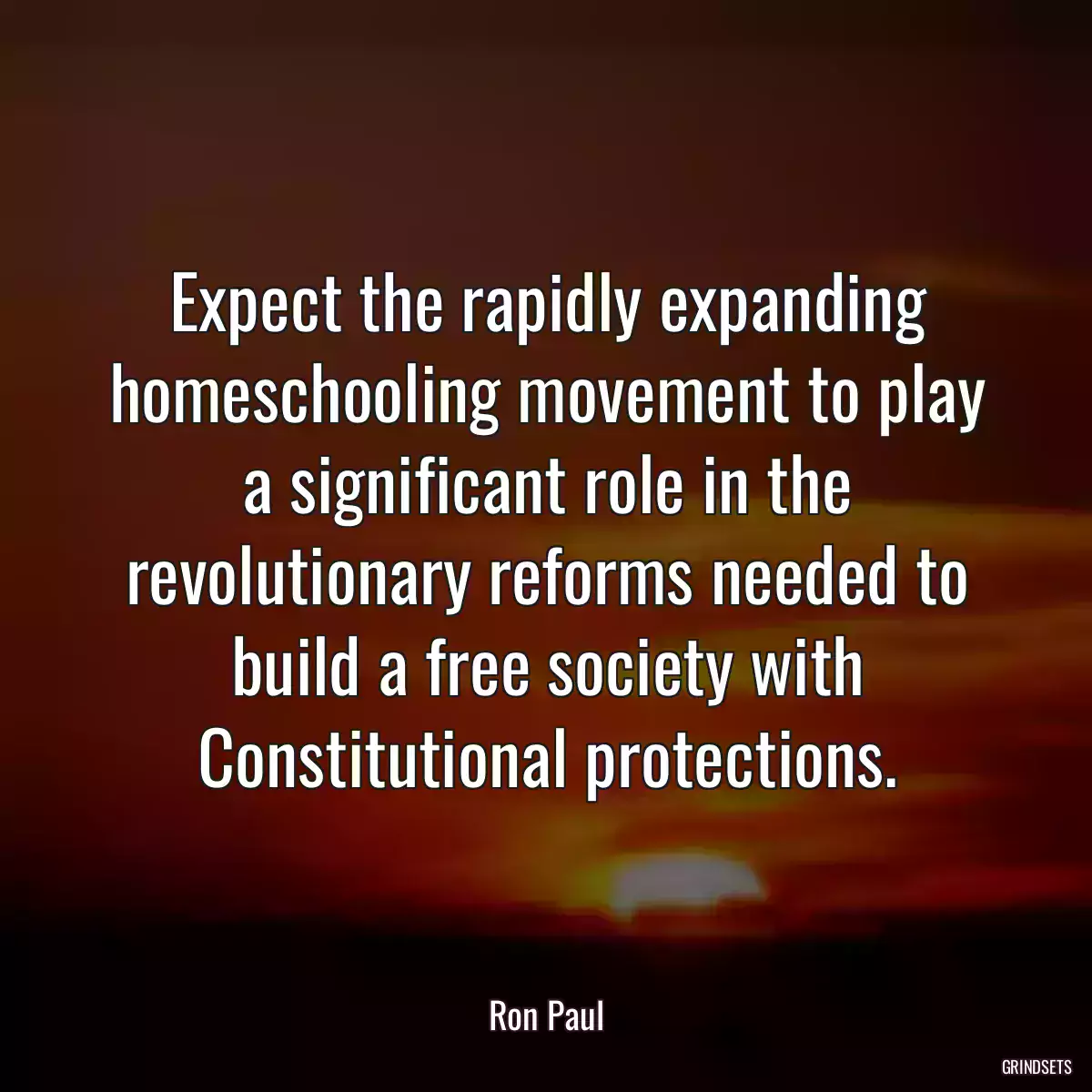 Expect the rapidly expanding homeschooling movement to play a significant role in the revolutionary reforms needed to build a free society with Constitutional protections.